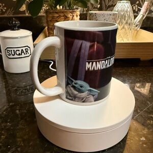 Star Wars The Mandalorian Mug Black and White